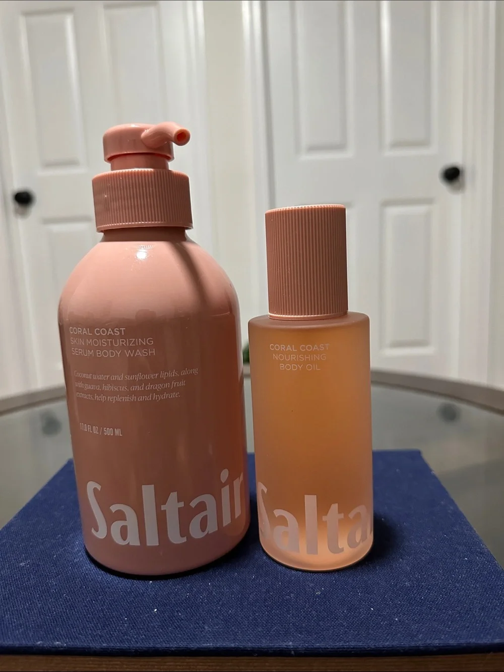Saltair Coral Coast Ritual Set - Serum Body Wash & Oil